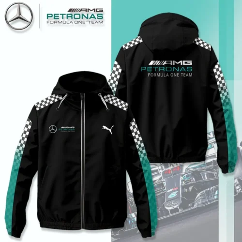 Premium Men's Windbreaker Jacket MERCEDES - MWJ30