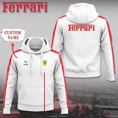 High Quality Customized Unisex Hoodie FERRARI - HOF39