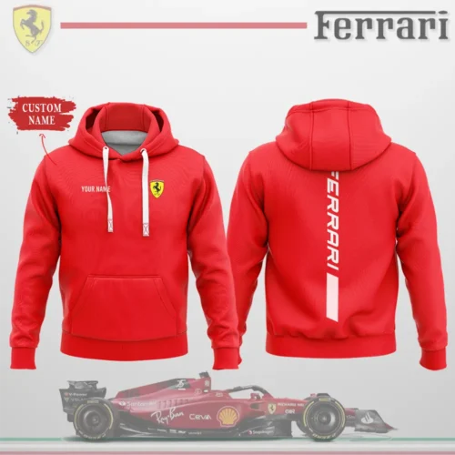 High Quality Customized Unisex Hoodie FERRARI - HOF30