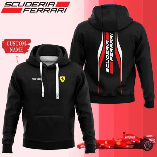 High Quality Customized Unisex Hoodie FERRARI - HOF22