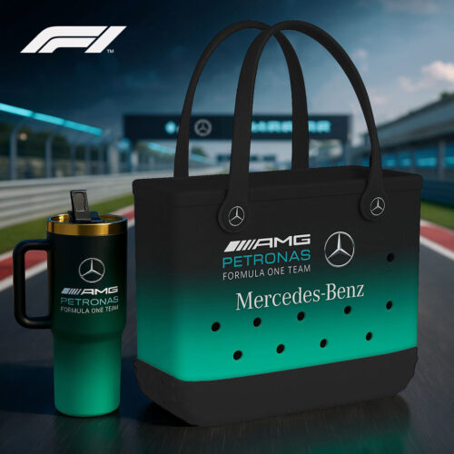 Premium Mercedes-Benz Boujee Tote Bag & 40oz Tumbler - MBT01