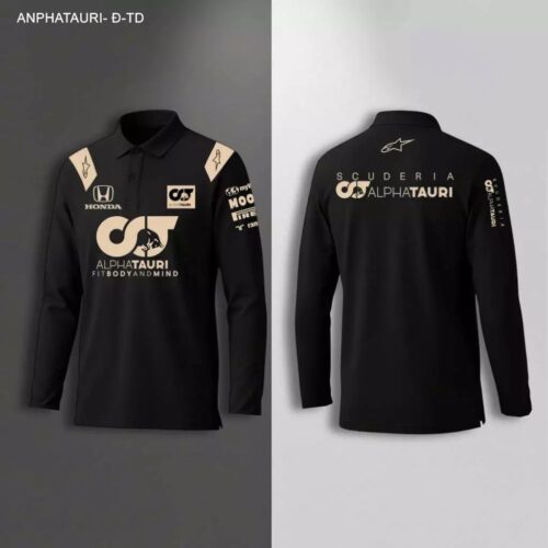 HONDA High Quality Men's Racing Long Sleeve Polo - RLS04