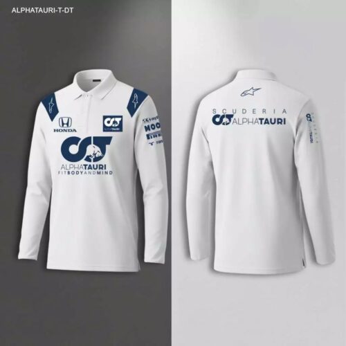 HONDA High Quality Men's Racing Long Sleeve Polo - RLS05